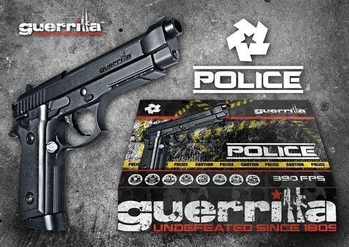GUERILLA POLICE BLOWBACK CO2 PISTOL COMBO - Gas Gun