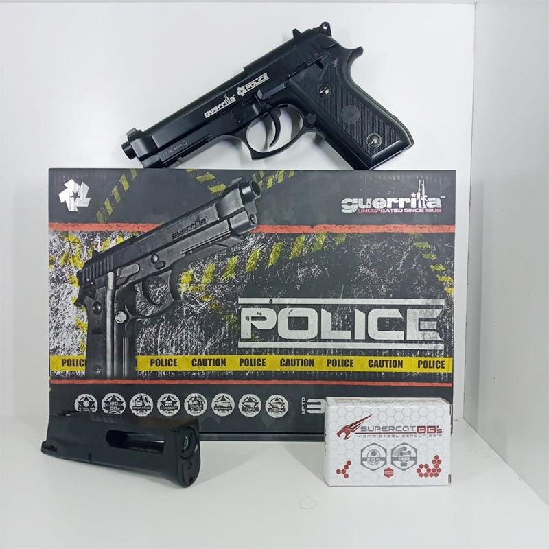 GUERILLA POLICE BLOWBACK CO2 PISTOL COMBO - Gas Gun