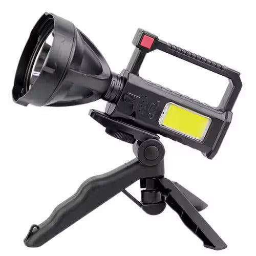 KJ-6805A Multifunctional USB Rechargeable LED Searchlight with Power Bank