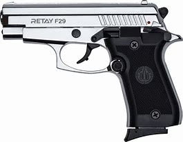 RETAY F29 BLANK GUN - SHINY CHROME