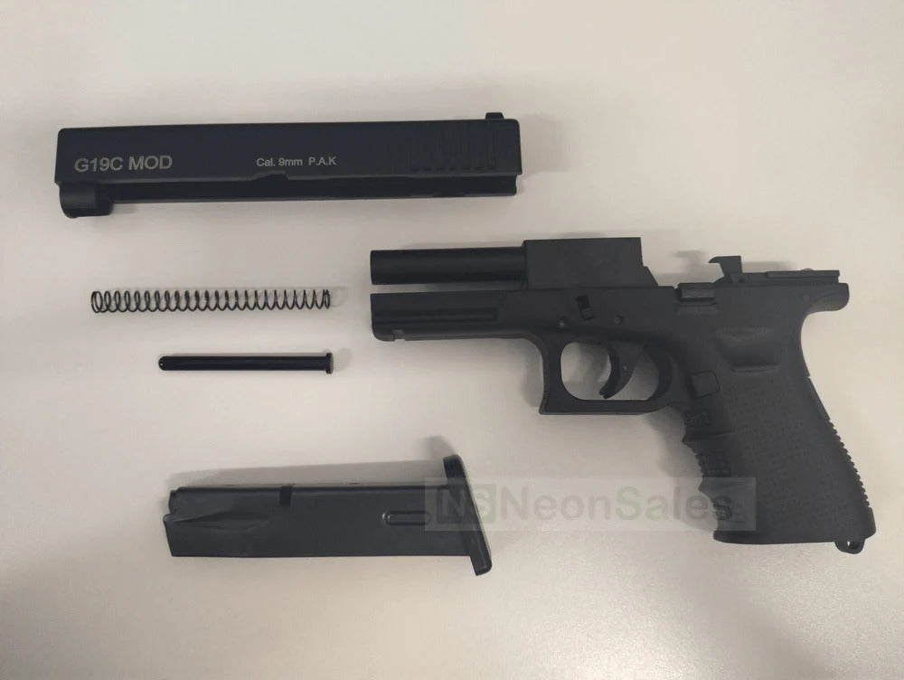 RETAY G19C BLANK GUN - BLACK