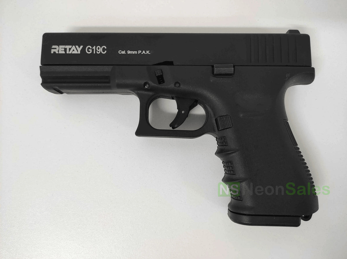 RETAY G19C BLANK GUN - BLACK