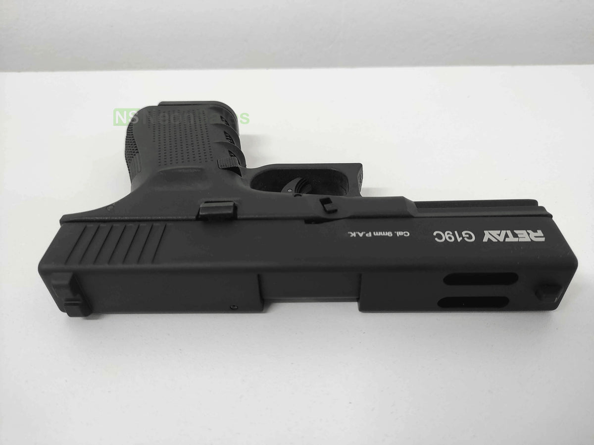 RETAY G19C BLANK GUN - BLACK