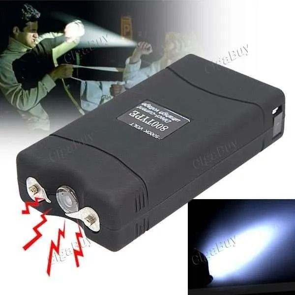 Pocket Size Self-Defence Stun Gun - Black
