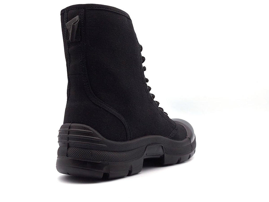 Guardian Canvas Tactical Security Boots – Heavy-Duty Patrol Boots (Black)