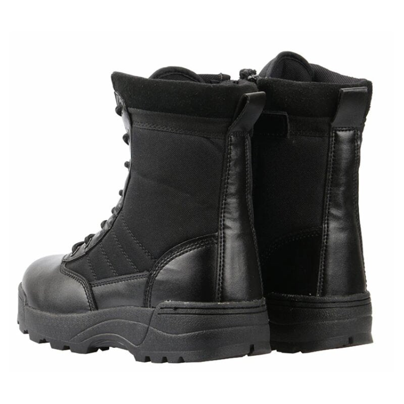 Guardian Elite Zip Tactical Security Boots – Black Patrol Boots