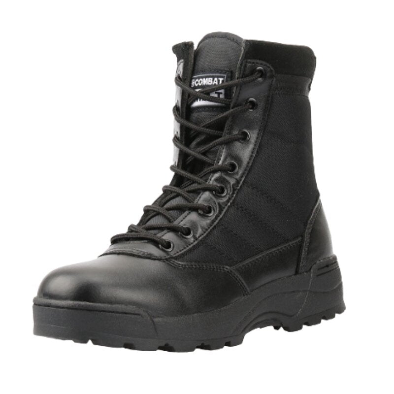 Guardian Elite Zip Tactical Security Boots – Black Patrol Boots