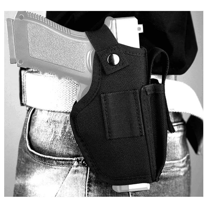 Tactical Gun Holster Concealed Carry Holster Belt Metal Clip Pistol Holster