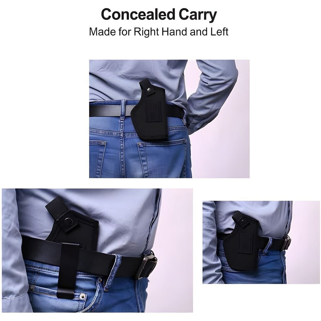 Tactical Gun Holster Concealed Carry Holster Belt Metal Clip Pistol Holster