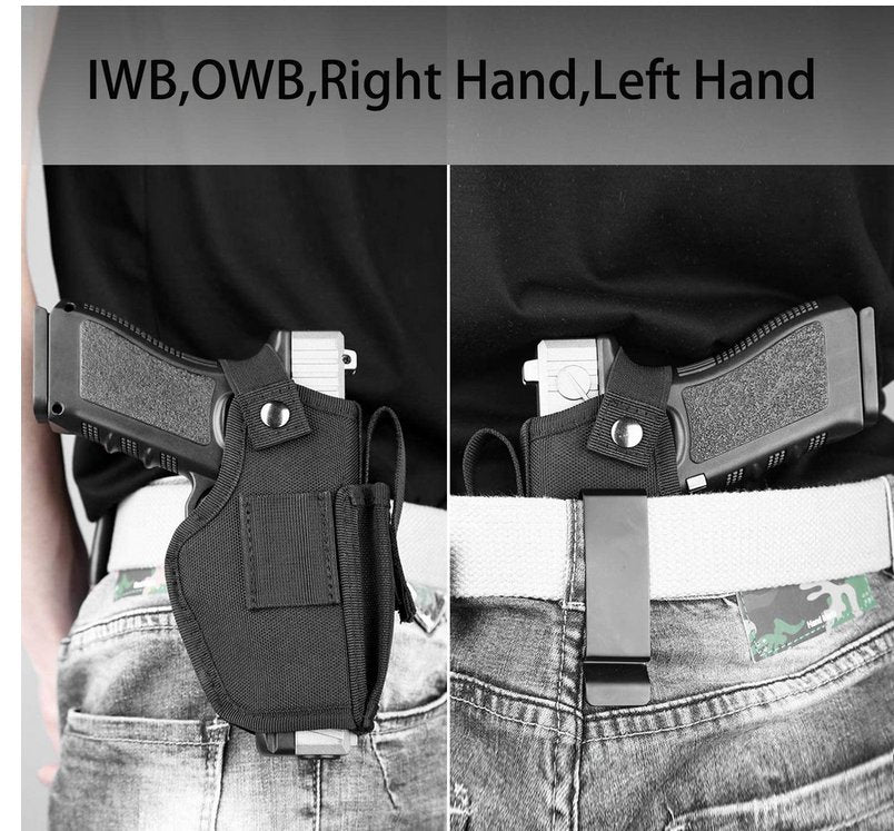 Universal Holster With Mag Pouch Left Or Right Handed IWB Concealed Carry